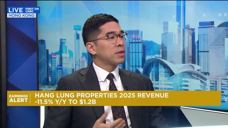 Sentiment on China property market 'not fully back yet': Hang Lung Properties