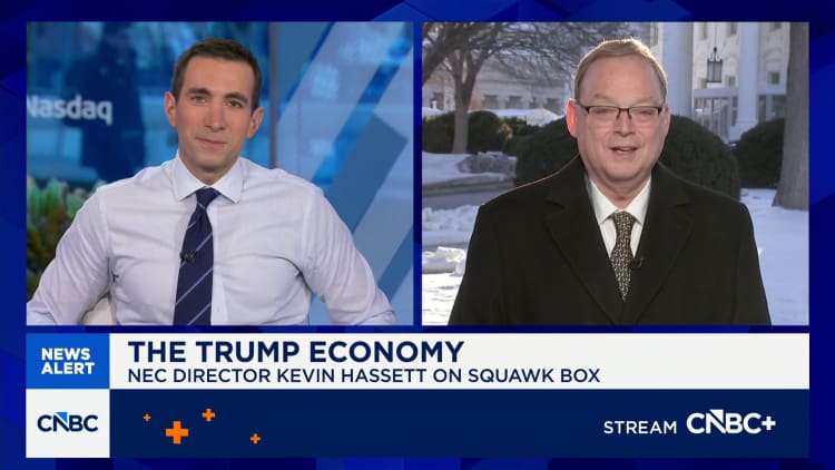 Watch CNBC's full interview with White House National Economic Council Director Kevin Hassett
