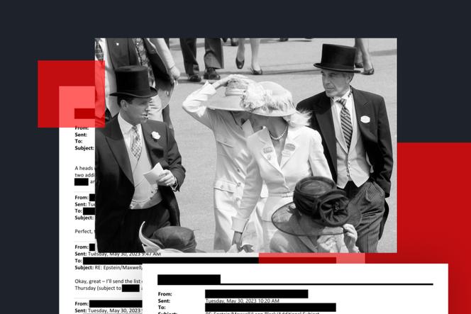 From left to right: the disgraced Prince Andrew Mountbatten-Windsor, Ghislaine Maxwell, and Jeffrey Epstein, at Royal Ascot Ladies Day, on June 22, 2000.