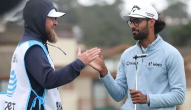 Bhatia propels into two-shot lead at wind-swept Pebble Beach