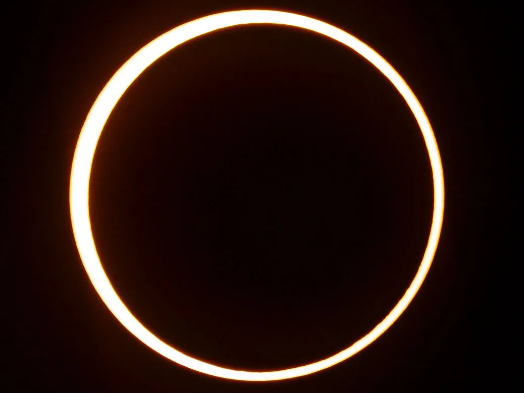 Annular solar eclipse Chirag Bachani, San Antonio, Texas, USA, 14 October 2023 Equipment: Canon R6 mirrorless camera, Canon 800mm f/11 lens, solar filter