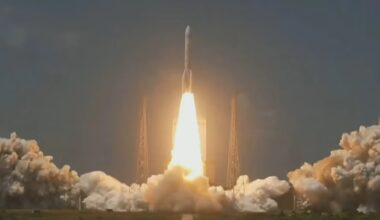 Europe's flagship Ariane 6 rocket launches with 32 satellites for Amazon Leo network