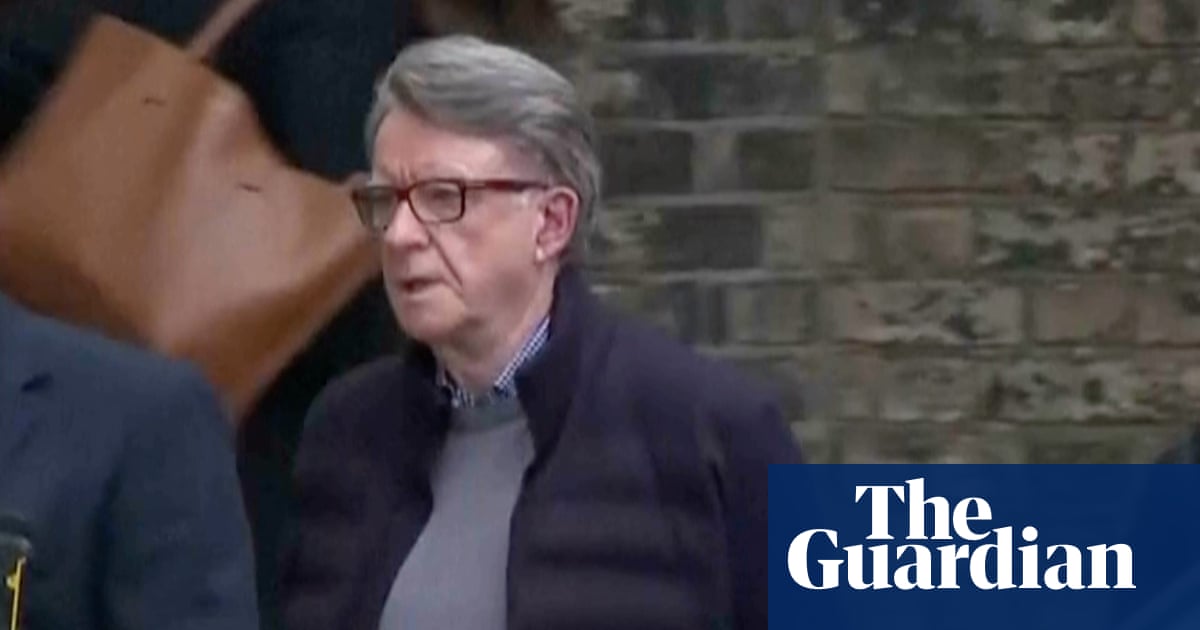 Mandelson accuses police of arresting him over ‘baseless’ claims he planned to flee abroad | UK news