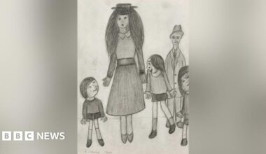 LS Lowry's raffled sketch of a harassed mum to go up for auction