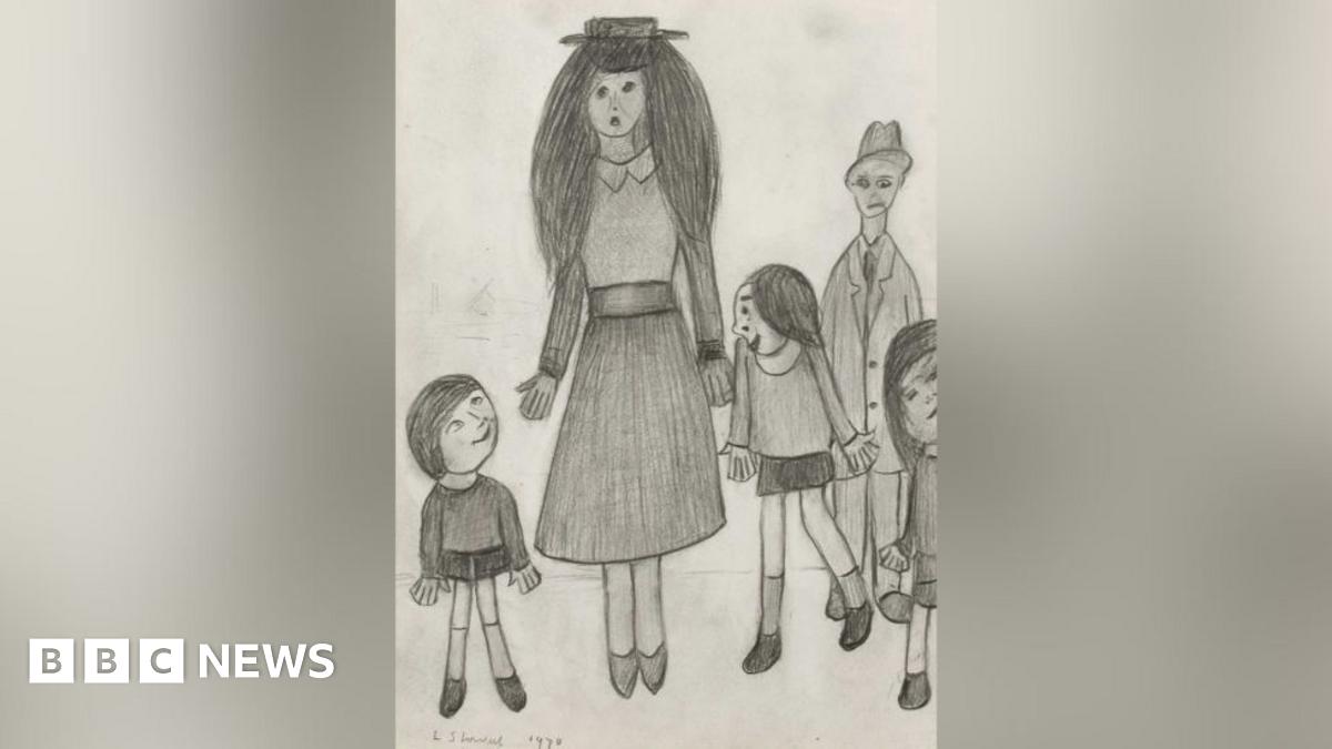 LS Lowry's raffled sketch of a harassed mum to go up for auction