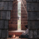 Fireplace Shelter - Gløde / MA/CO - Matières Communes - Exterior Photography, Wood