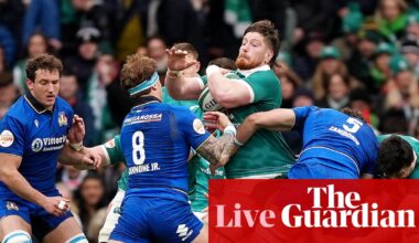 Ireland v Italy: Six Nations rugby union – live | Six Nations 2026