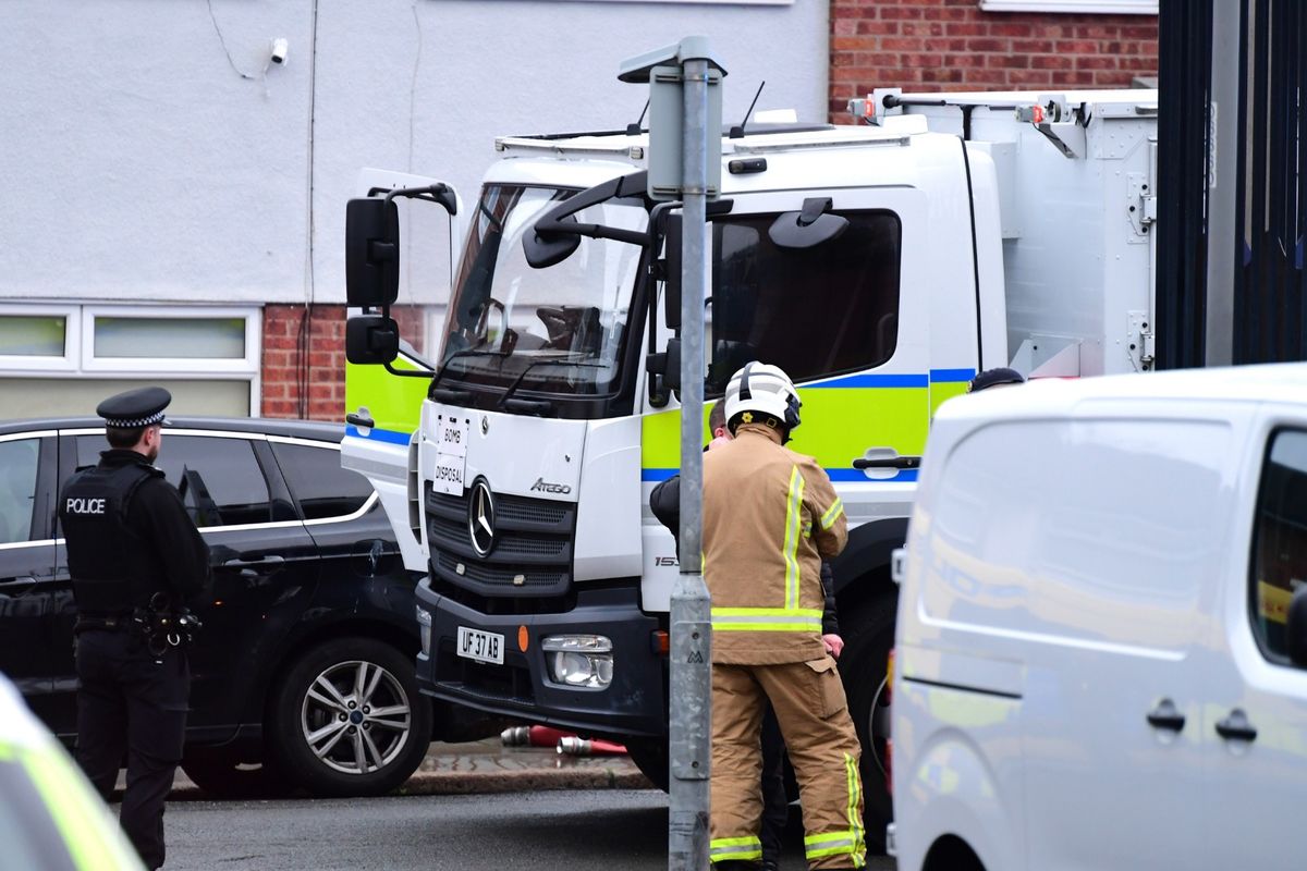 Emergency services on Douglas Road