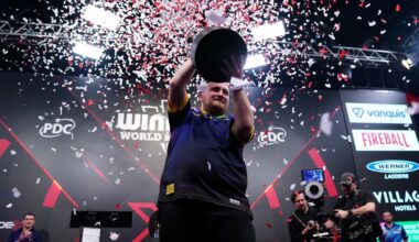 Luke Littler branded 'greatest player ever' by Luke Humphries after dramatic World Masters final