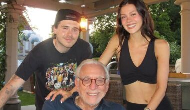 Nicola Peltz's dad breaks silence on Beckham feud for first time in public appearance