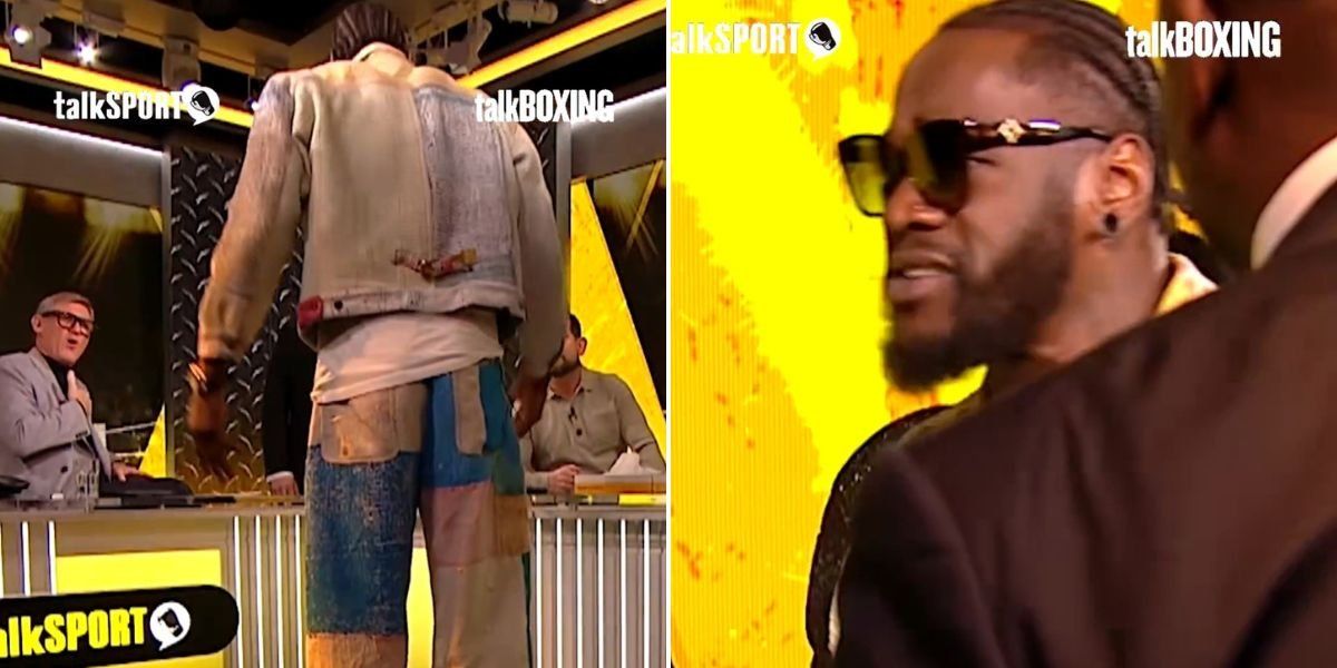 Deontay Wilder and Simon Jordan nearly come to blows after Tyson Fury question as boxer walks out