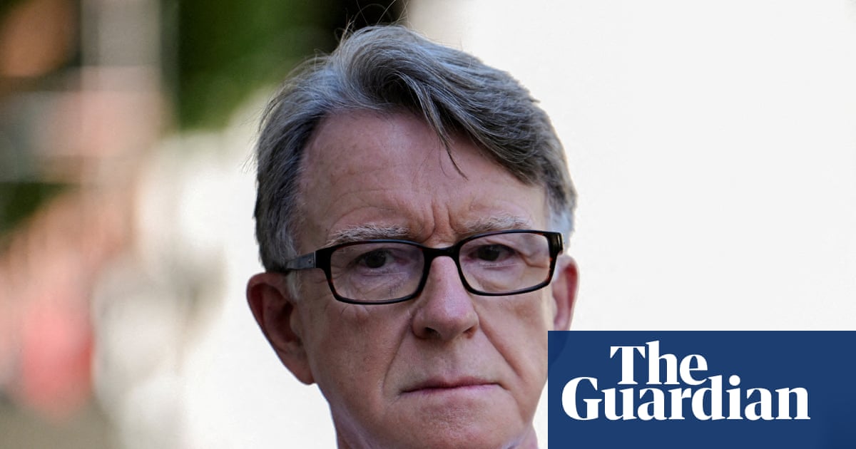 Mandelson’s links with US tech firm Palantir must be fully exposed, campaigners warn | Peter Mandelson