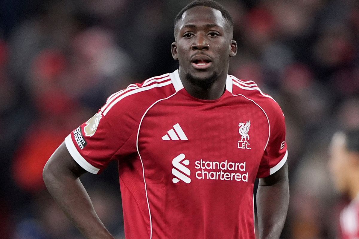 Ibrahima Konate after a Liverpool game