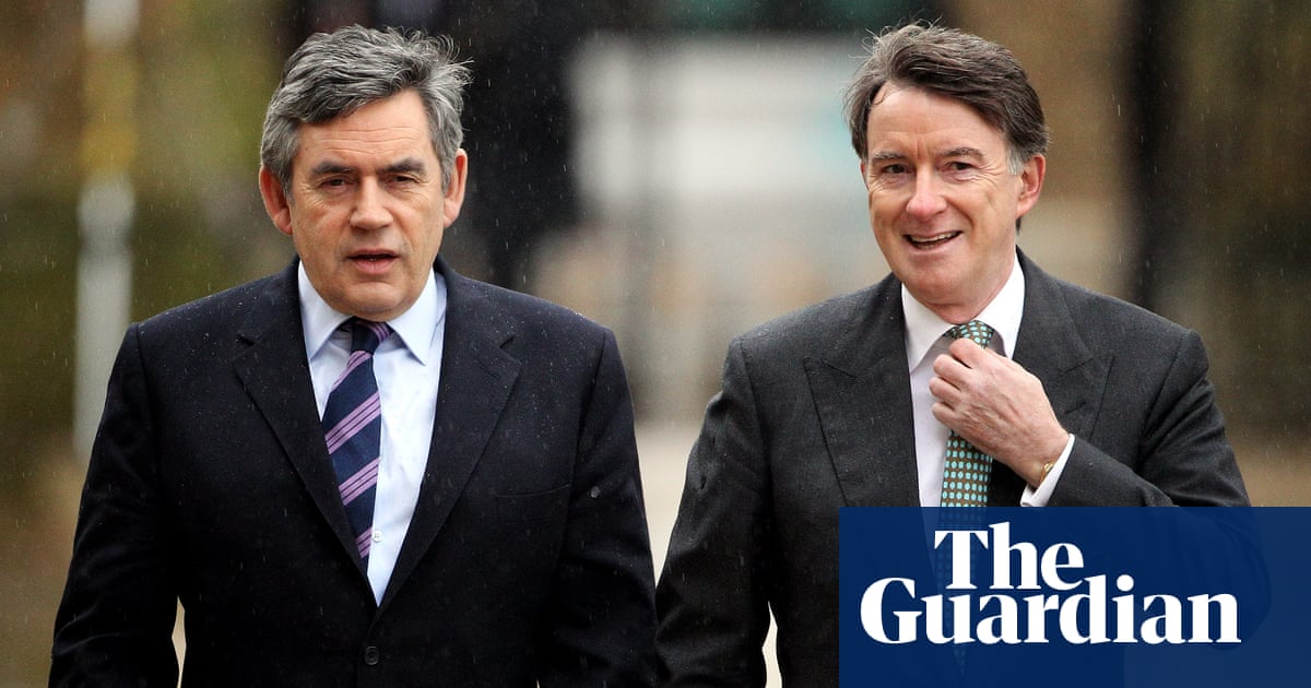 Gordon Brown ‘deeply regrets’ bringing Peter Mandelson into his government | Gordon Brown