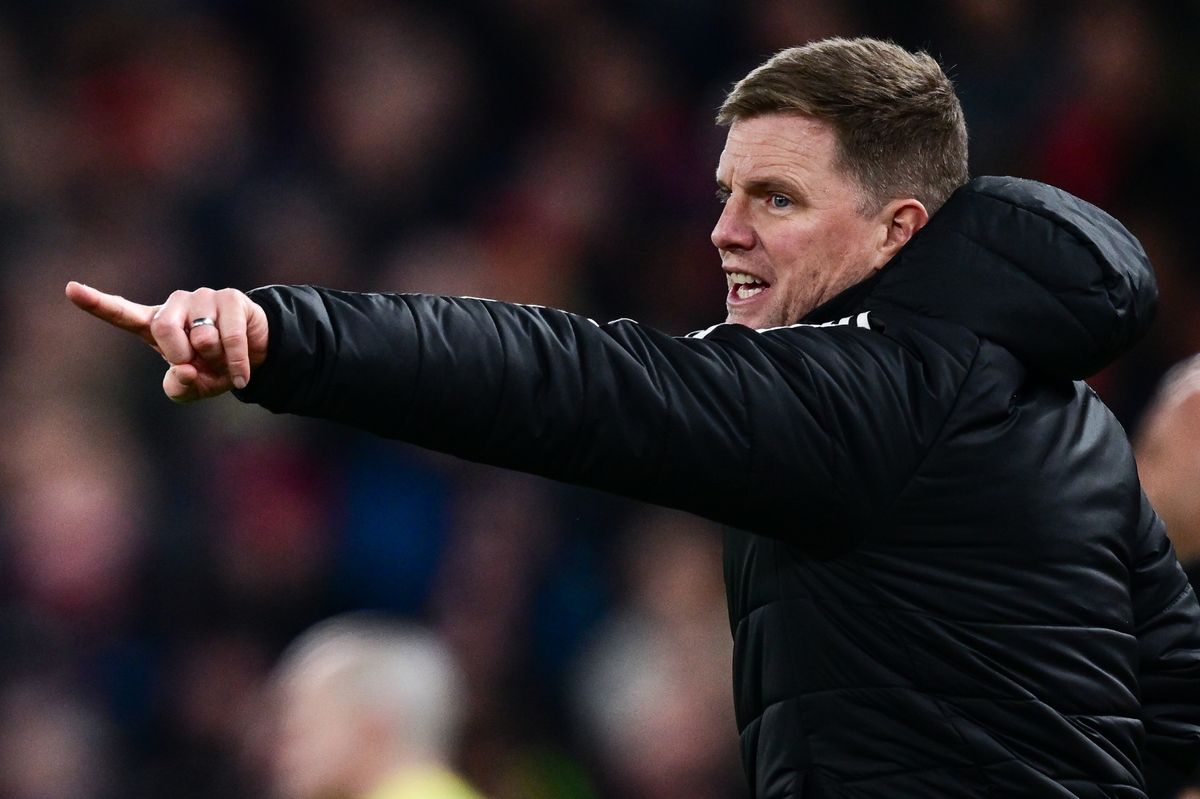Newcastle United head coach Eddie Howe