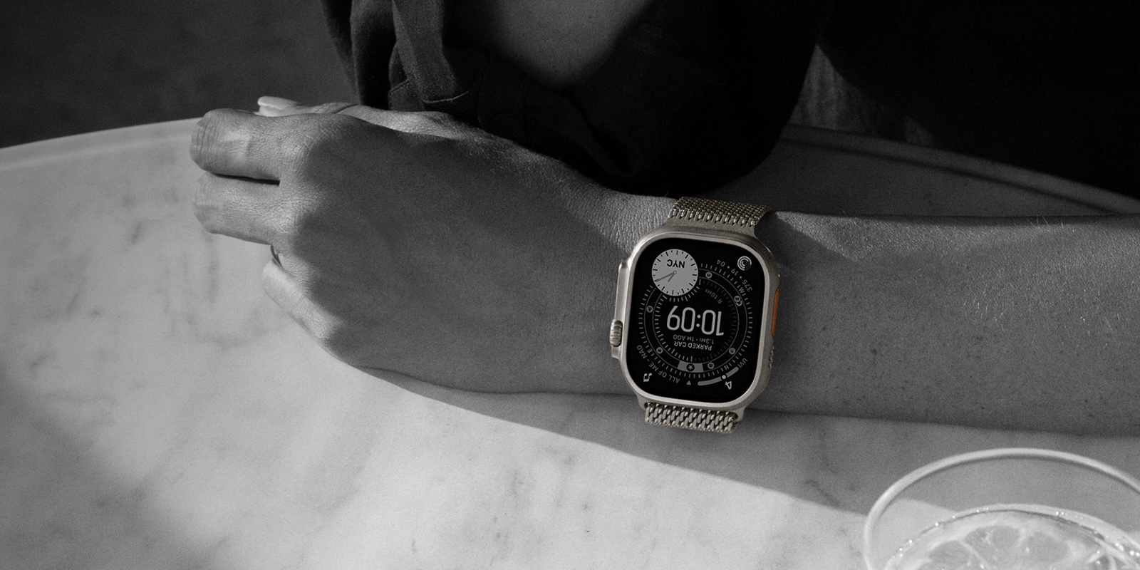 A person wearing a watch