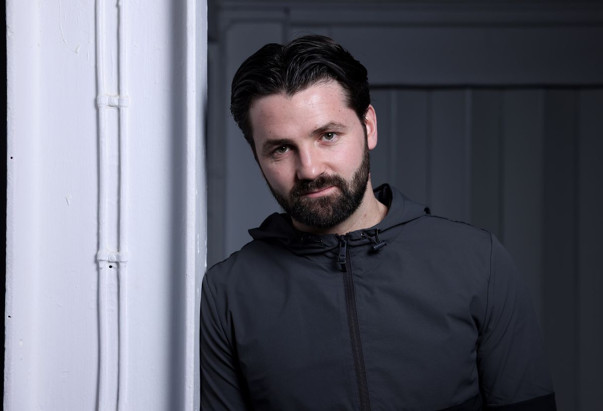 Paddy Rowan pictured in his Liverpool acting studio