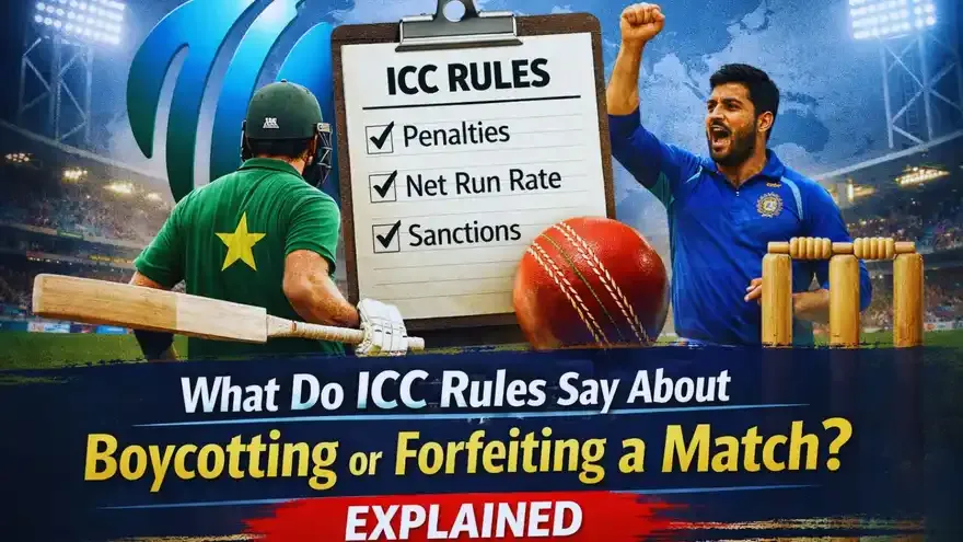 ICC Rules Say About Boycotting or Forfeiting a Match