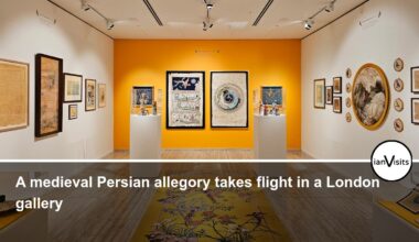 A medieval Persian allegory takes flight in a London gallery