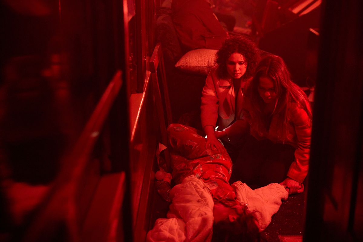 A train crash horror leaves lives at risk