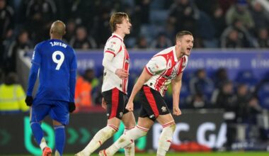 Southampton came from 3-0 down to win 4-3 at troubled Leicester