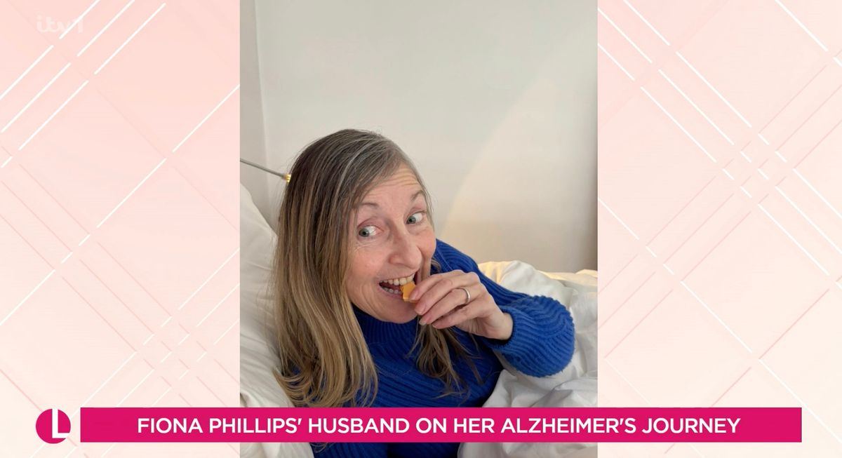 Picture of Fiona Phillips on Lorraine
