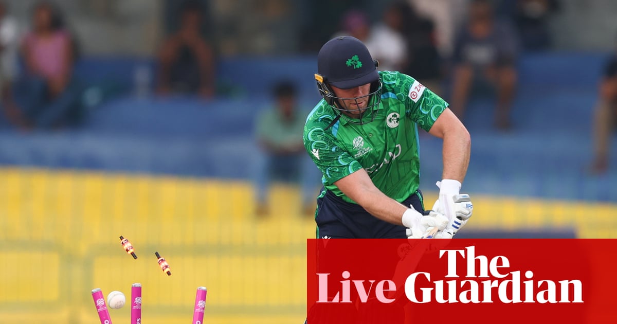 Australia v Ireland: T20 World Cup cricket – as it happened | T20 World Cup 2026