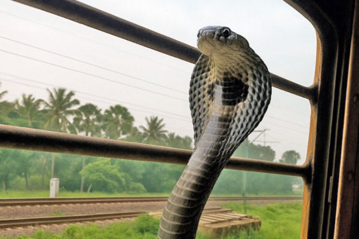 Snakes on a train: How king cobras are spreading across India thanks to world’s busiest railway network