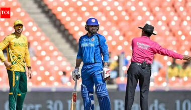 Umpire row costs Mohammad Nabi as South Africa edge Afghanistan in double Super Over epic | Cricket News