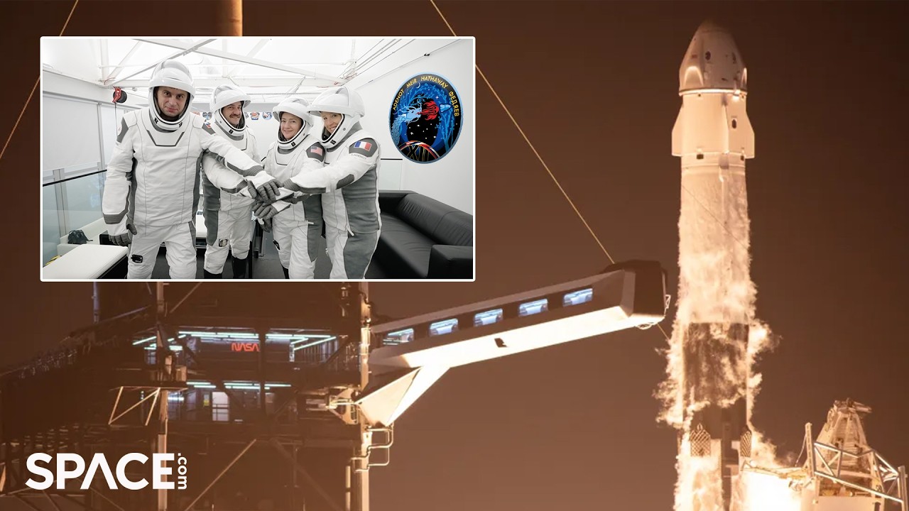 Watch live! NASA's SpaceX Crew-12 astronauts launch to the International Space Station - YouTube