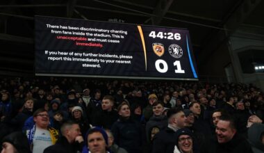 Hull City announce fans arrested over 'discriminatory chants' in FA Cup match against Chelsea