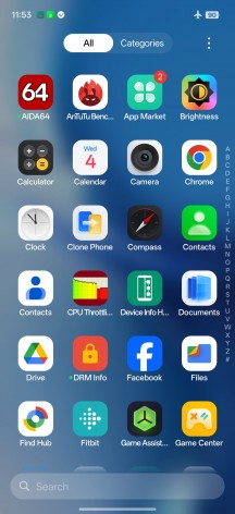 App drawer - Realme P4 Power review