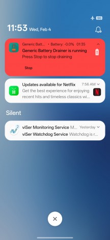 Notification shade - Realme P4 Power review