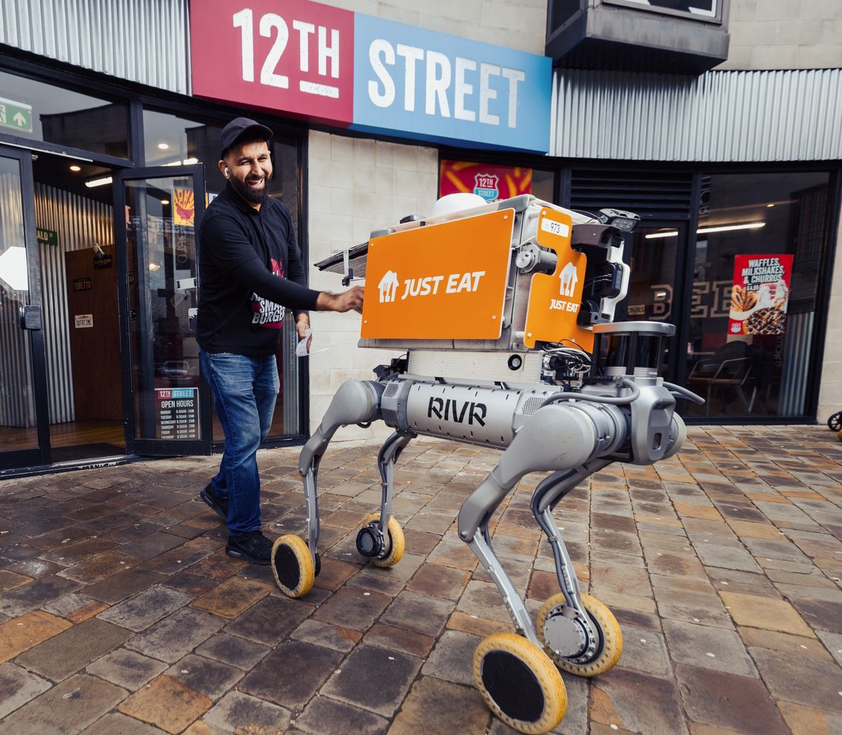 Delivery robots are being tested in Bristol this weekend.