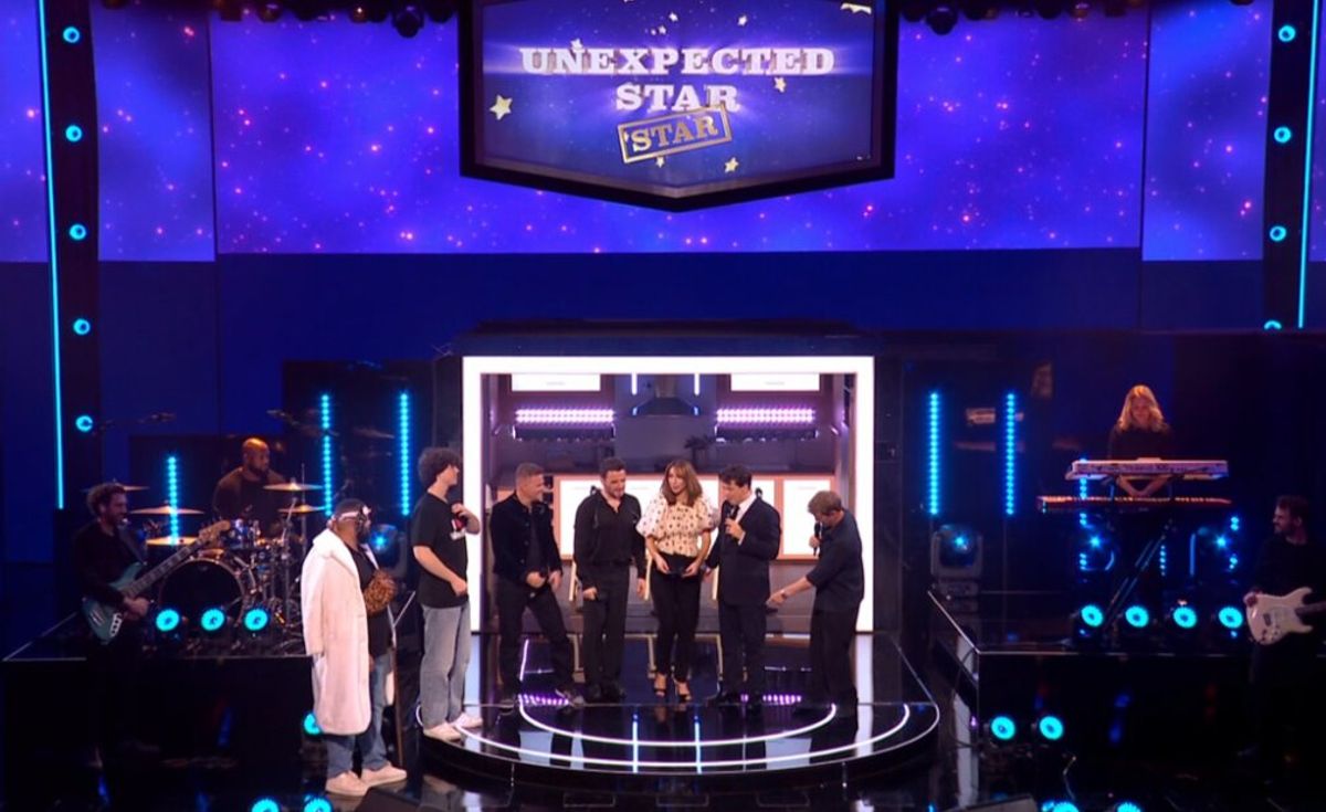 Michael McIntyre, Alex Jones and Westlife