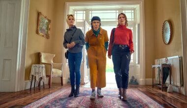 How To Get To Heaven From Belfast stars Sinead Keenan, Caoilfhionn Dunne and Roisin Gallagher. Pic: Netflix