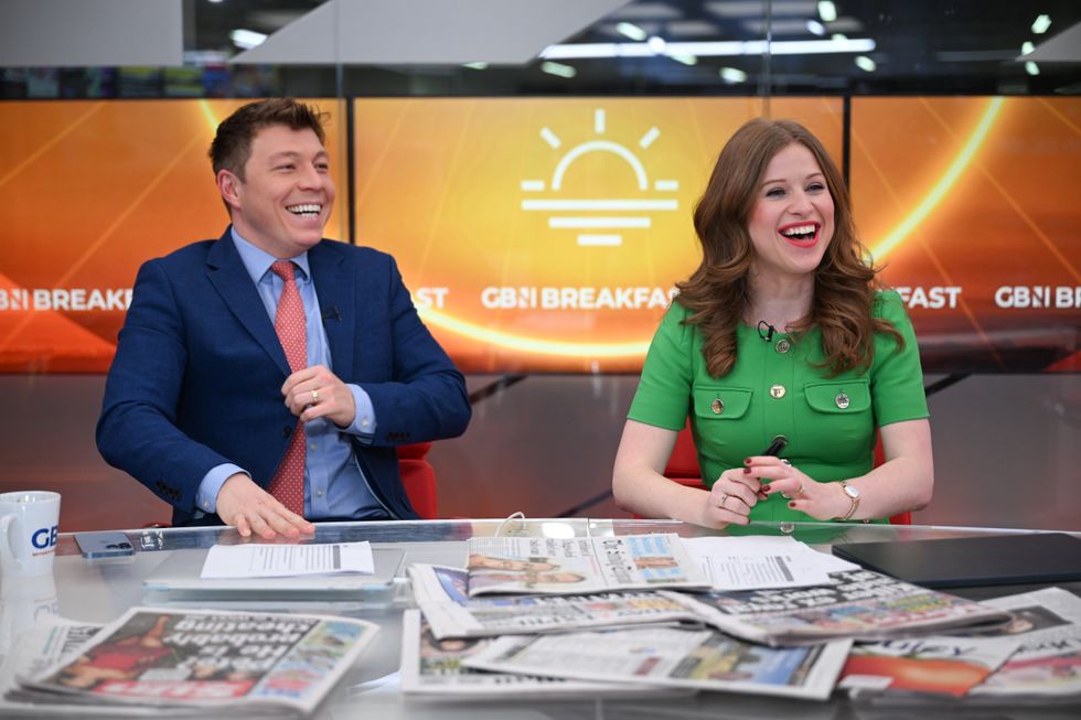 Patrick Christys and Emily Carver