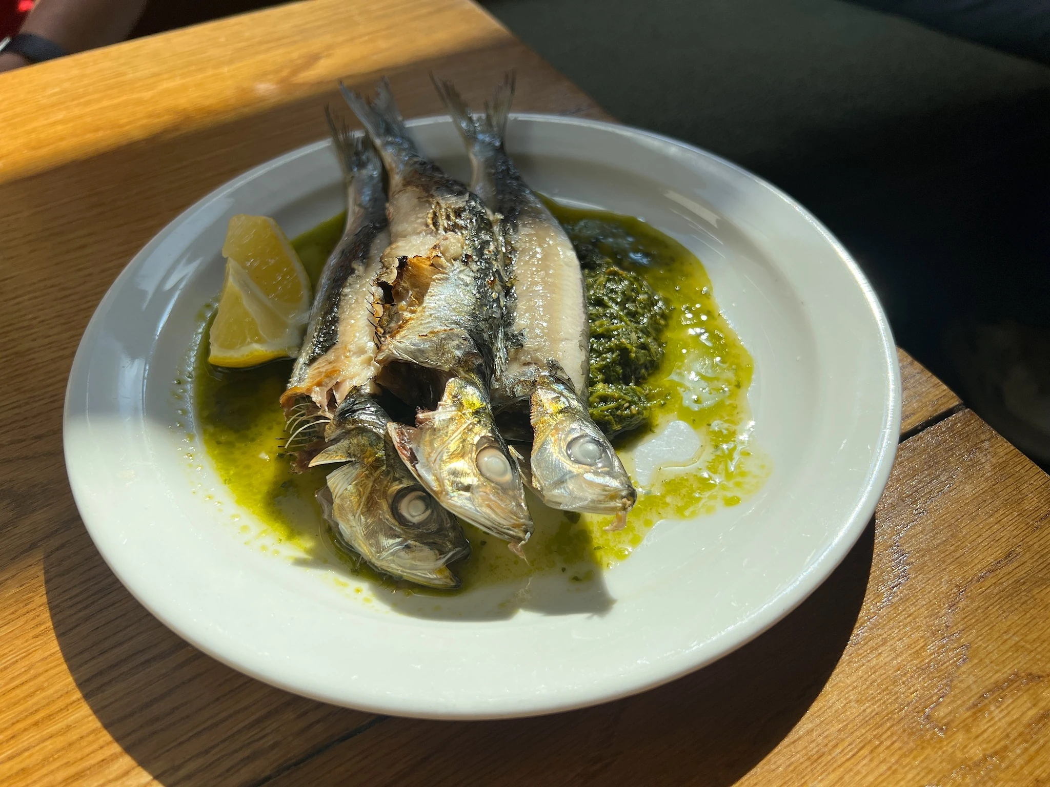 Sardines at Erst Manchester