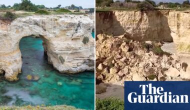 Italy’s famous Lovers’ Arch collapses into the sea on Valentine’s Day | Italy