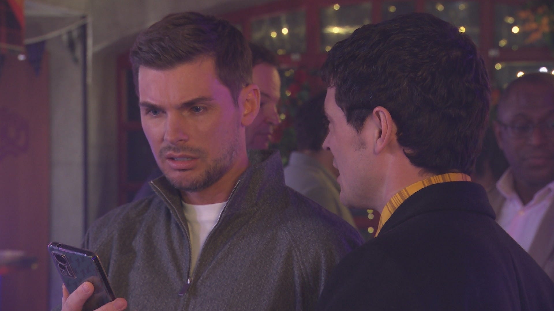 embargo 17022026 ste hay and rex gallagher in hollyoaks