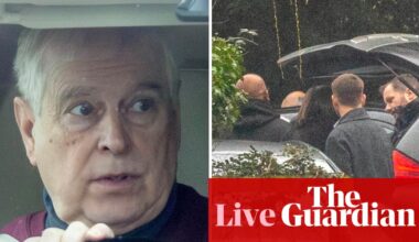 Andrew Mountbatten-Windsor arrested: King Charles says ‘law must take its course’ as ex-prince taken into custody – live | UK news