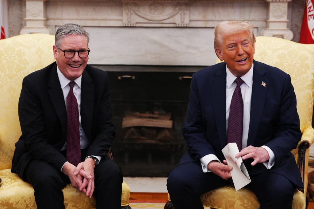 UK Prime Minister Meets With President Trump In Washington