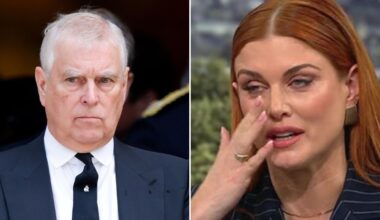 Ashley James breaks down in tears during discussion on Andrew's arrest after heartbreaking personal admission