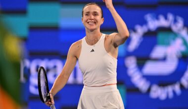 Svitolina outlasts Gauff in marathon to return to Dubai final after eight years