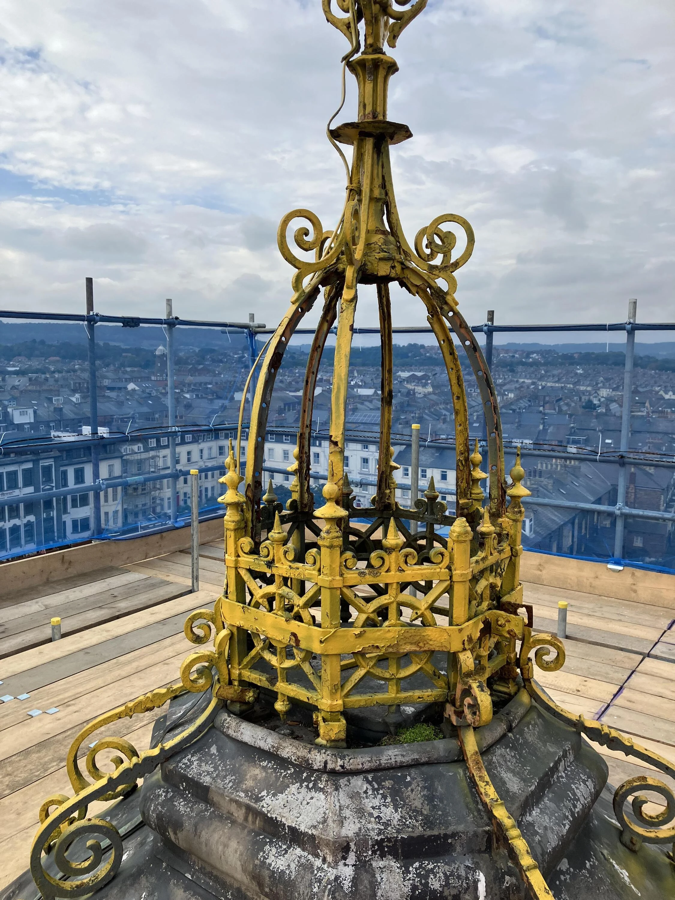 Clock tower at Scarborough Rail Station 