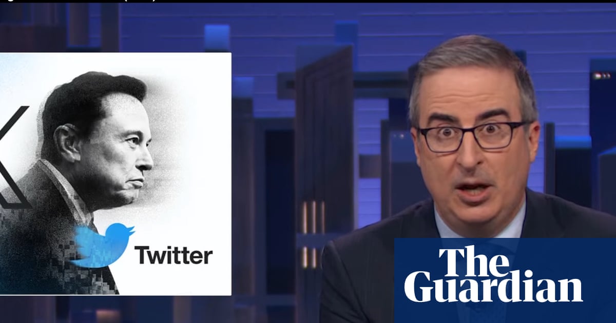 John Oliver on Elon Musk’s X: ‘Now worse than useless’ | TV comedy