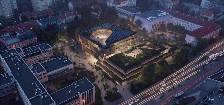 Kengo Kuma and Associates to Design Spiral-Shaped Public Library in Rzeszów, Poland - Image 3 of 12