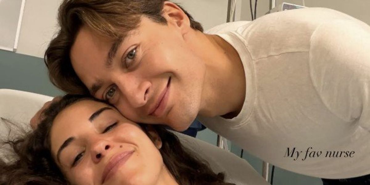 Mercedes star George Russell's girlfriend undergoes emergency surgery after '12 hours of vomiting'
