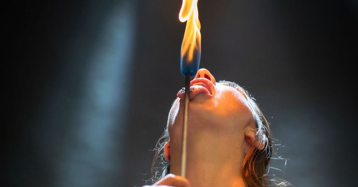 Raissa fell in love with the circus act when she saw someone else do it in Miami