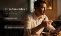 With Luna Voice, you can track your day and ask health-related questions